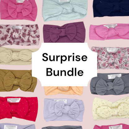 Surprise Bundle of 4 Headwraps - One Size Newborn to 3 Years