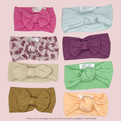 Surprise Bundle of 4 Headwraps - One Size Newborn to 3 Years