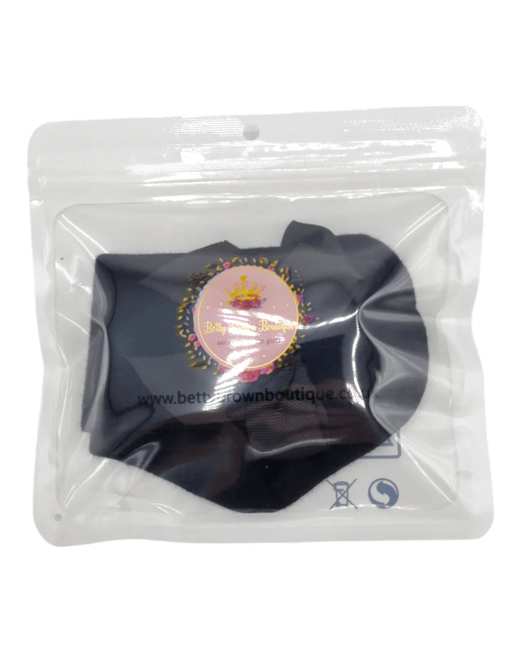 Black Knee High Baby Socks With Bow For 6-24 Months Old - Image 3