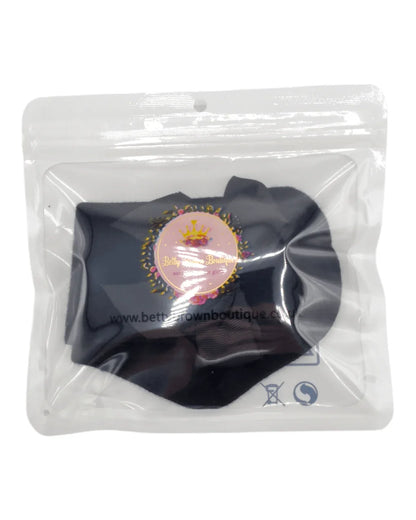 Black Knee High Baby Socks With Bow For 6-24 Months Old - Image 3