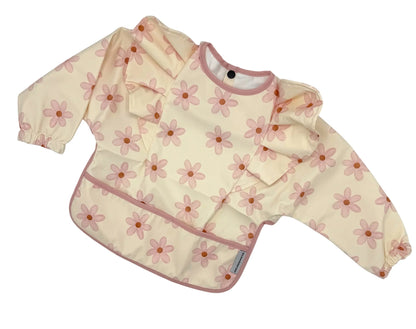 Boho Daisy Detailed Bib with Sleeves For 6-36 Month Old - Image 2