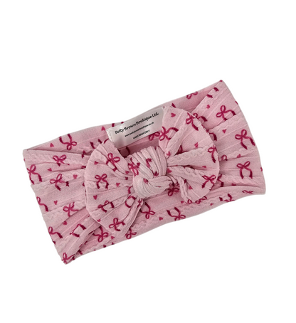 Bow Lovers Bundle Includes Bib, Headbands & Clips For Girls - Image 10