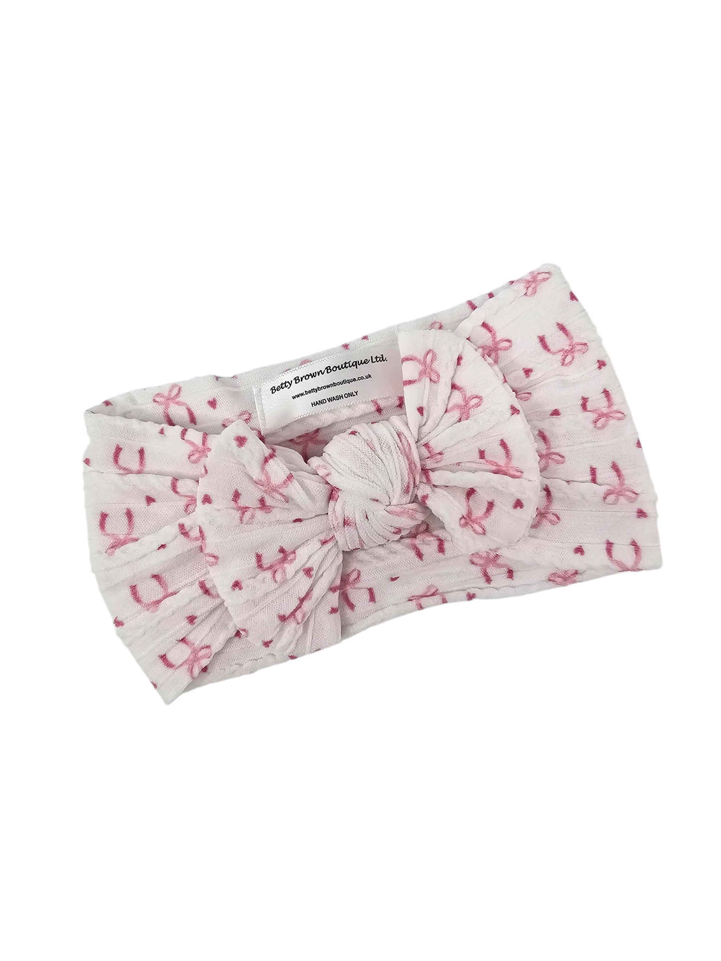 Bow Lovers Bundle Includes Bib, Headbands & Clips For Girls - Image 3
