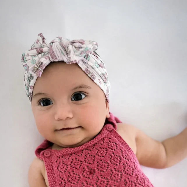 Butterfly Smaller Bow Headband For Newborn to Toddler - Image 1