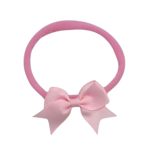 Candy Pink 2 inch Baby Bow On Headband For Newborn to Age 3 - Image 1
