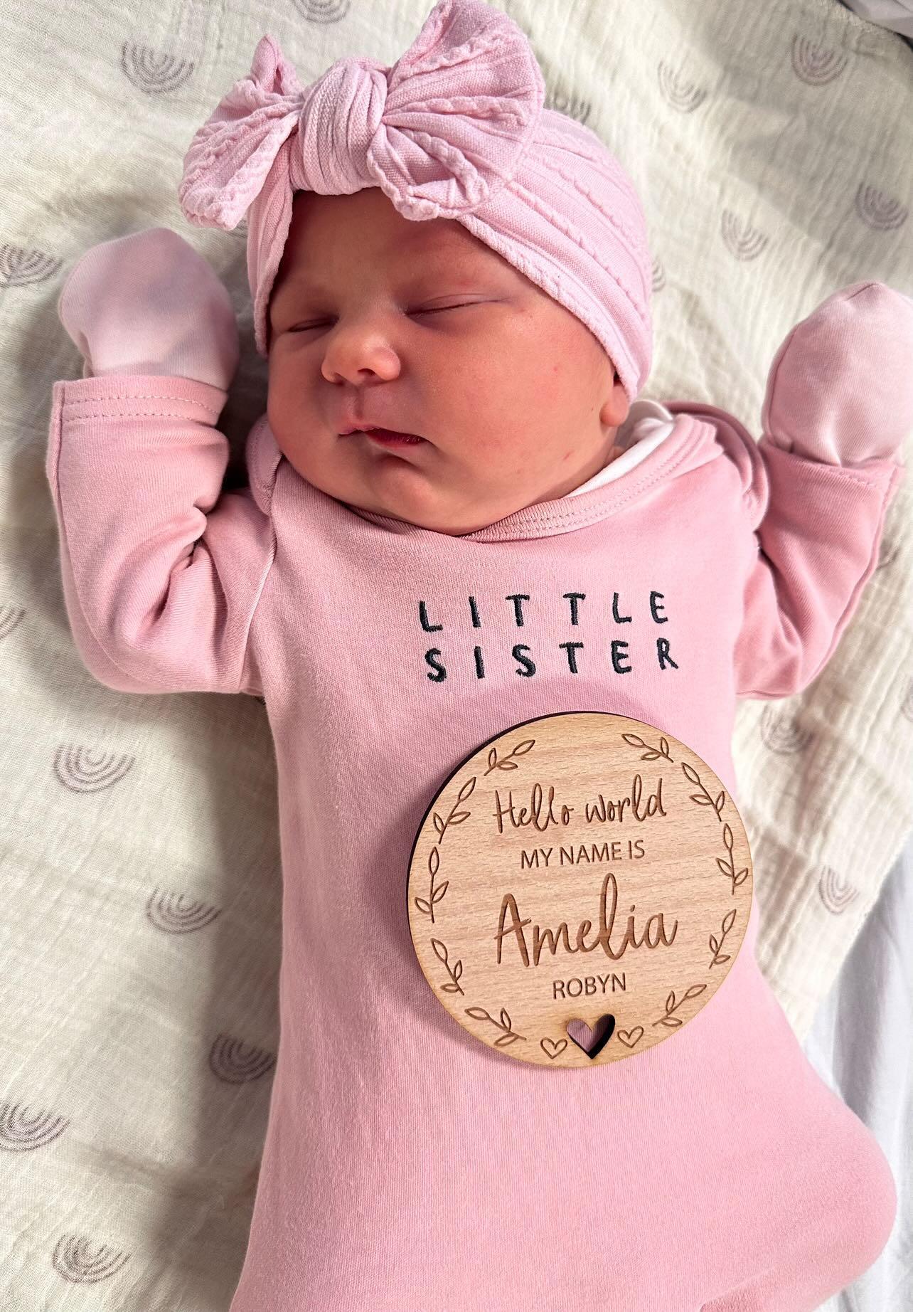 Candyfloss Pink Smaller Bow Headband For Newborns to Age 3 - Image 1