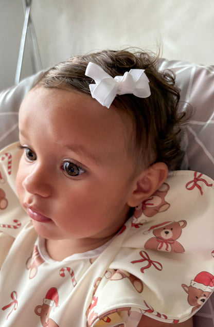 Christmas Pack of 10 My First 2 inch Bow Clips For Baby Girls - Image 11