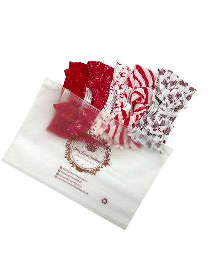 Christmas Essentials Bundle Smaller Bow Headbands For Babies - Image 1