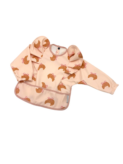 Croissant Waterproof Bib with Sleeves For 6-36 Months Old - Image 4