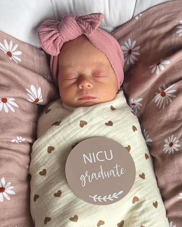 Darker Dusty Pink Smaller Bow Headband Designed For Babies - Image 2