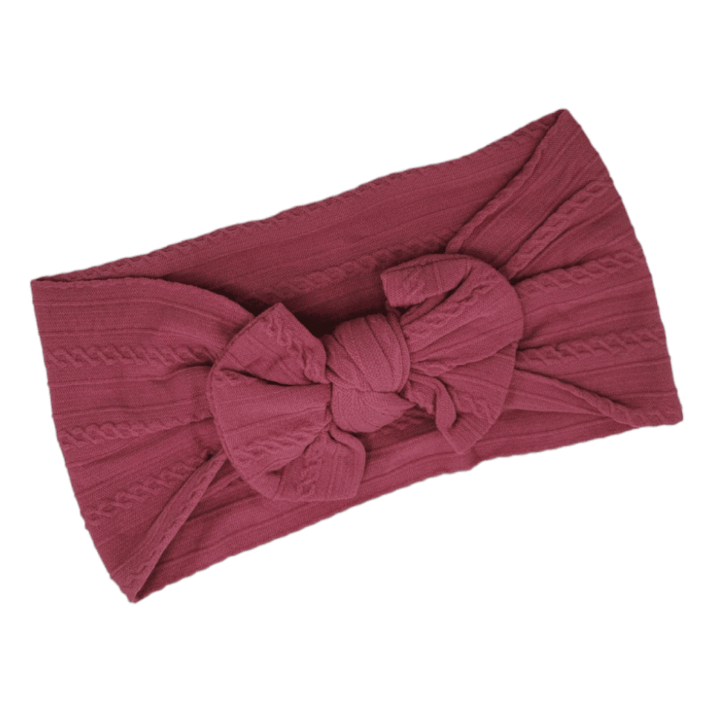 Deep Pink Bow Headband For 8 Year Olds up to Adults - Image 1