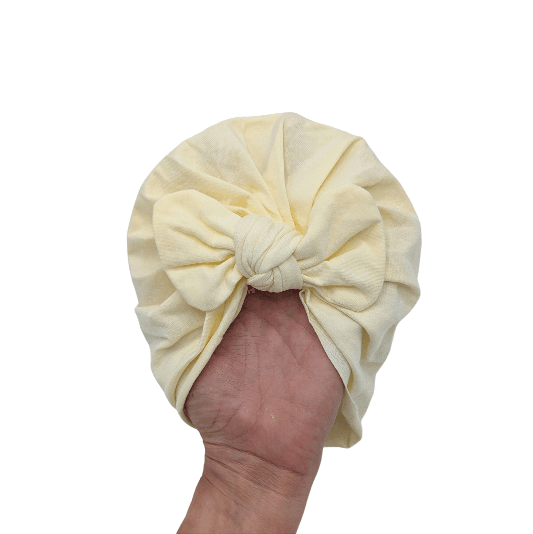 Lemon Bow Turban Hat For Babies From Newborn to 6 Months - Image 5