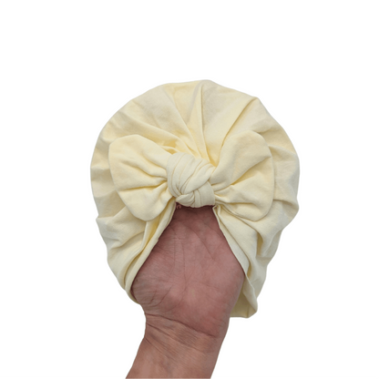 Lemon Bow Turban Hat For Babies From Newborn to 6 Months - Image 5