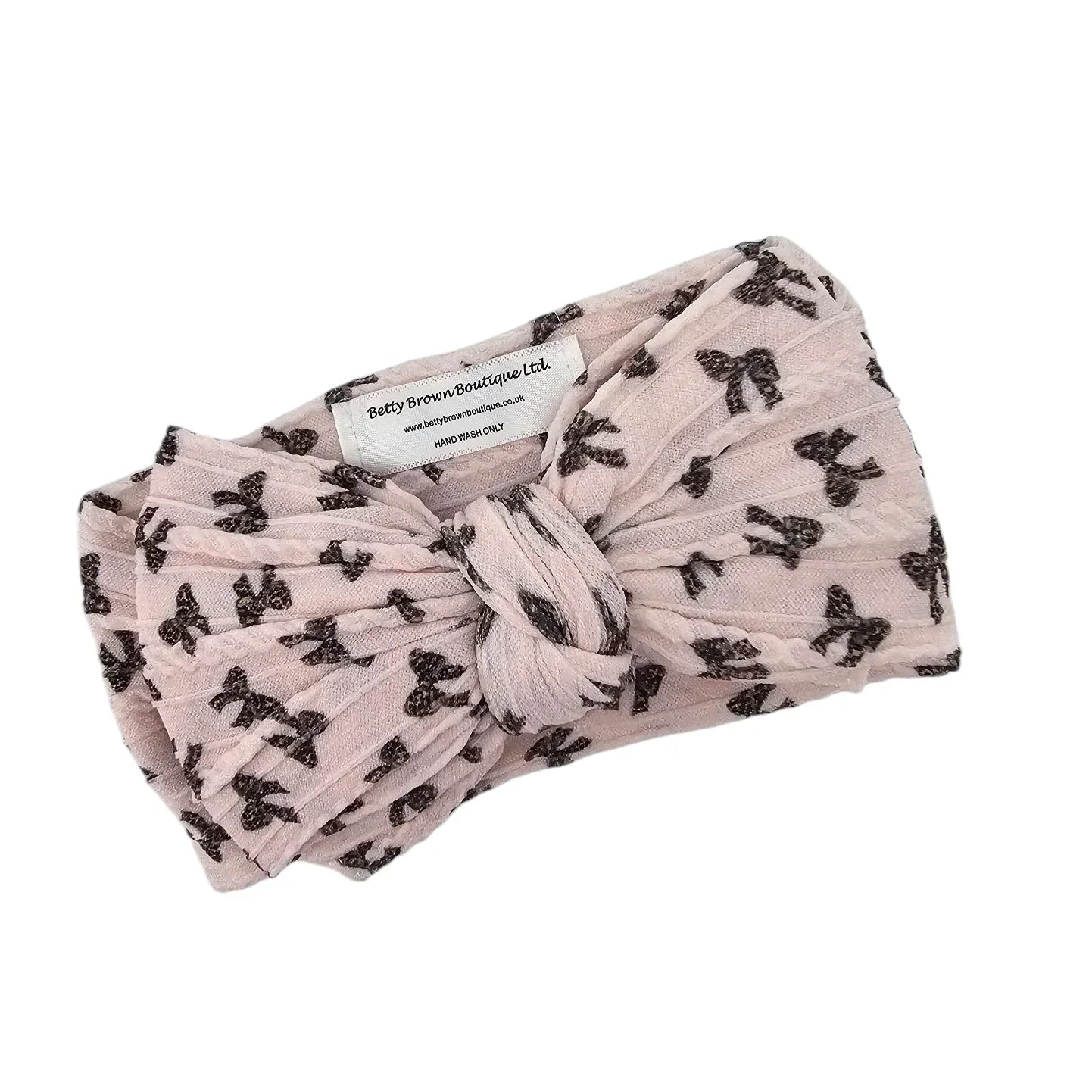 Leopard Bow Larger Bow Headband For Newborns to Toddlers - Image 2