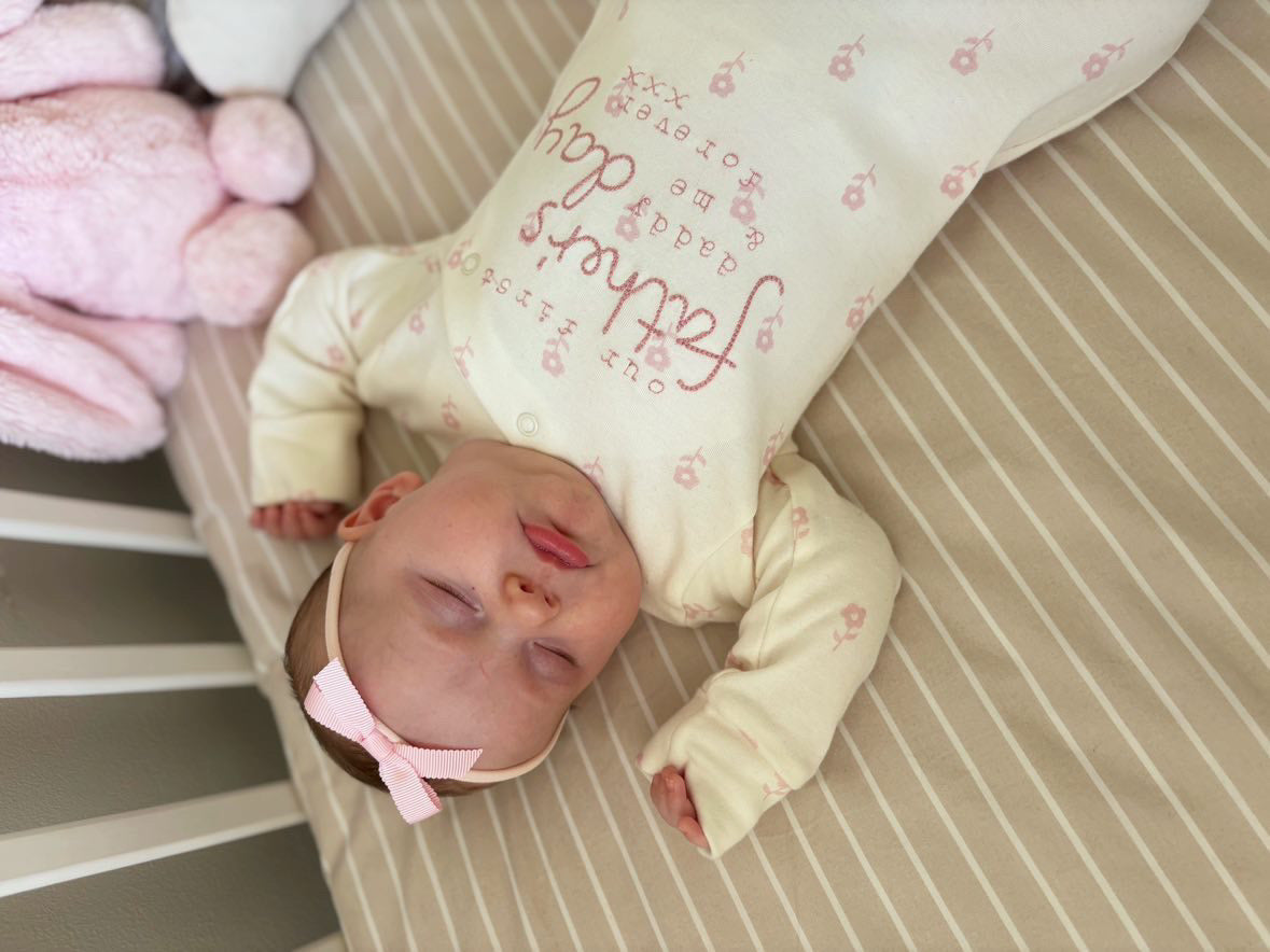 Light Pink 2.5 inch Bow Headband For Newborns to Toddlers - Image 1