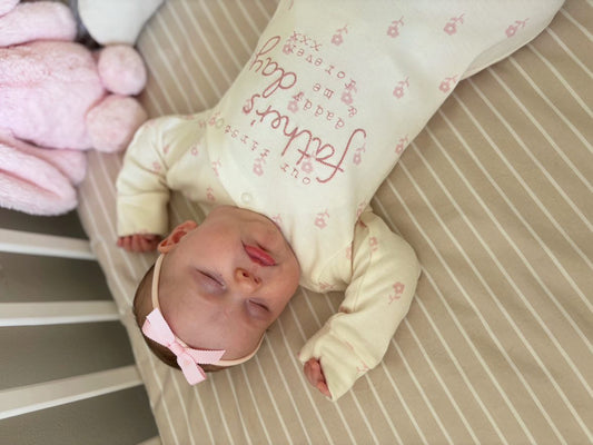 Light Pink 2.5 inch Bow Headband For Newborns to Toddlers - Image 1