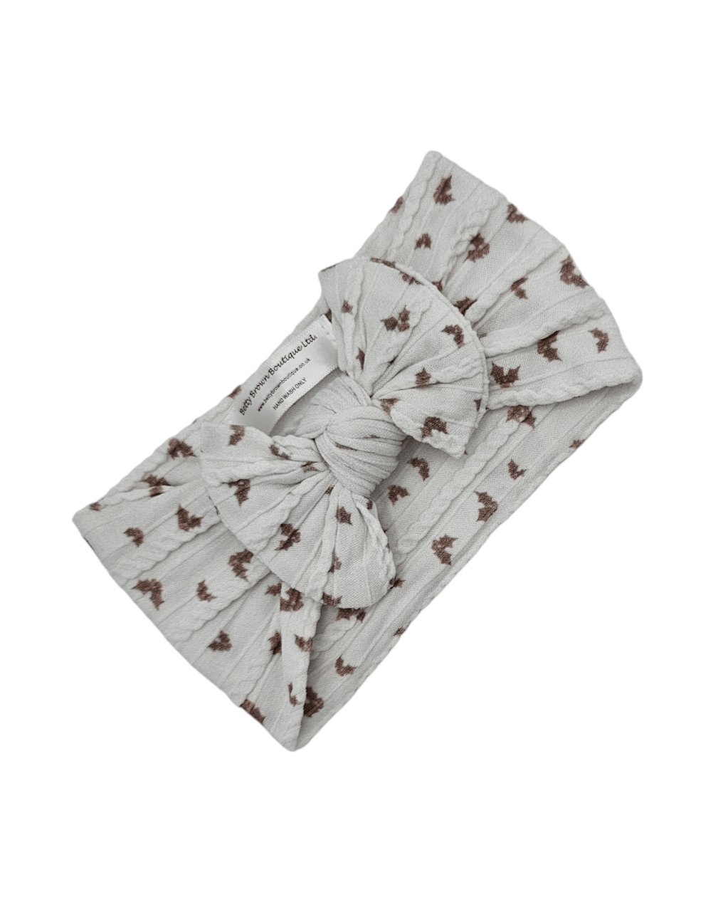 Neutral Holly Headband Suitable For 8 Year Olds up to Adult - Image 1