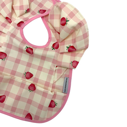 Croissant Pattern Frill Waterproof Bib For 6-18 Months Old - Image 2