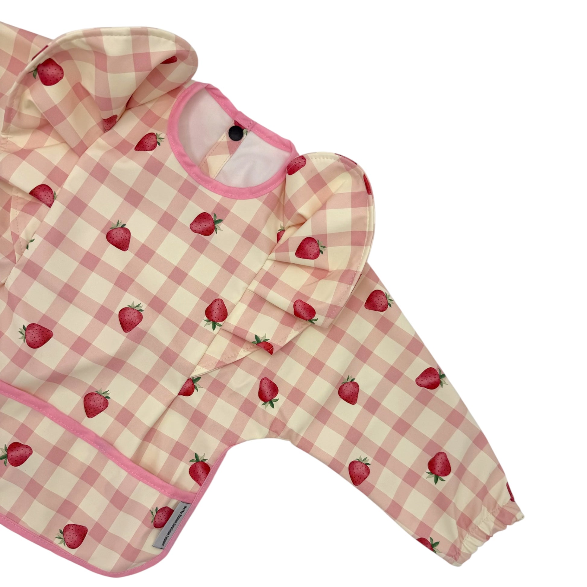 Croissant Waterproof Bib with Sleeves For 6-36 Months Old - Image 5