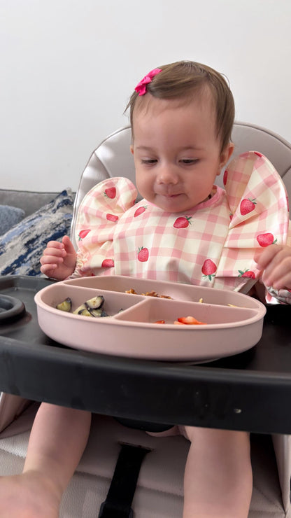 Croissant Waterproof Bib with Sleeves For 6-36 Months Old - Image 3