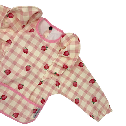 Croissant Waterproof Bib with Sleeves For 6-36 Months Old - Image 1