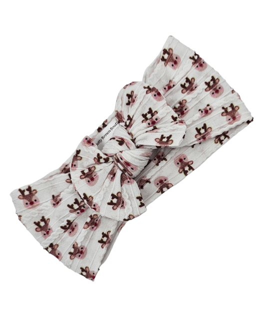 Reindeer Christmas Headband For 8 Year Olds up to Adults - Image 1