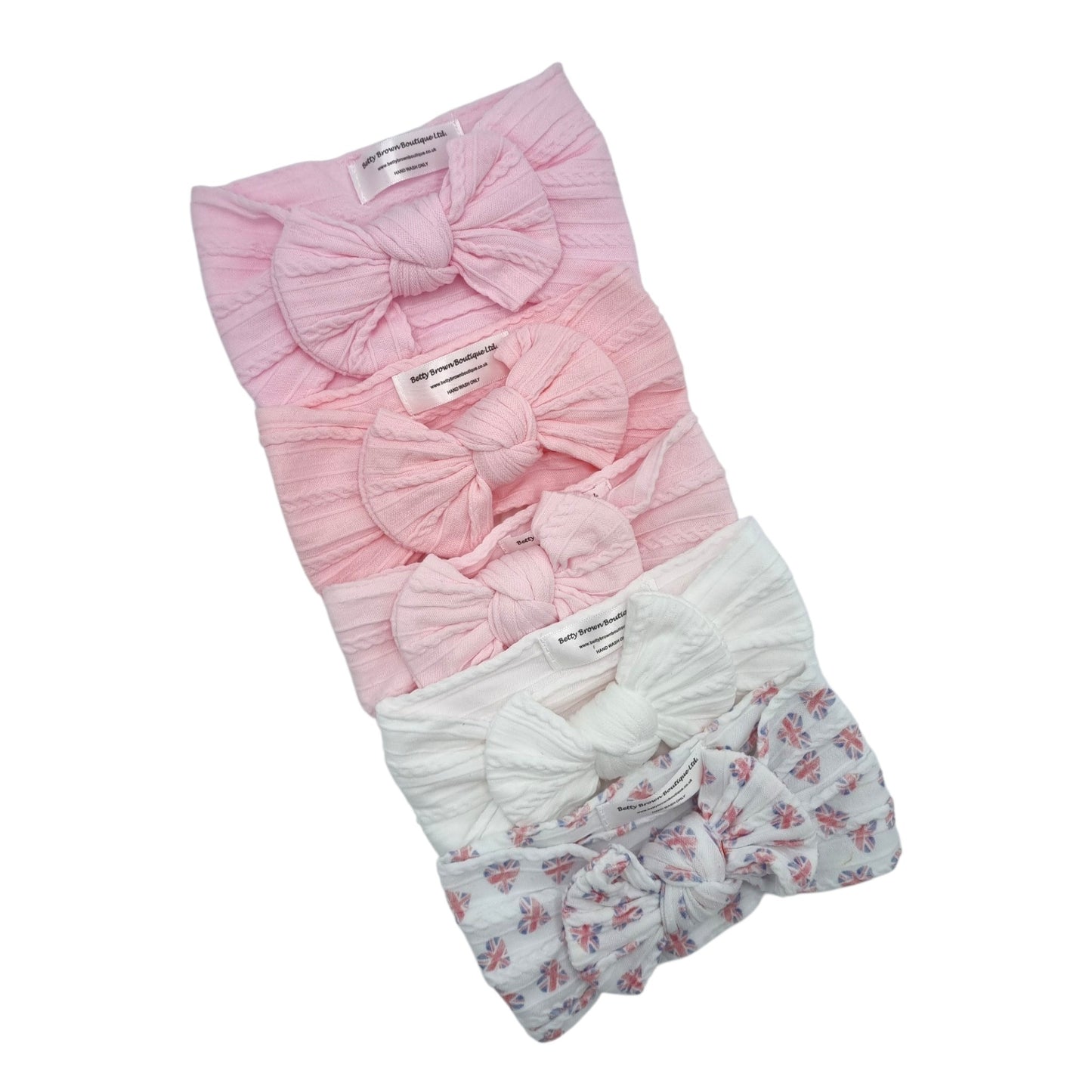 Imperfection Bundle Of 5 Smaller Bow Cable Knit Headbands