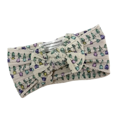 Tulip Smaller Bow Headband For Babies to 3 Year Olds - Image 1