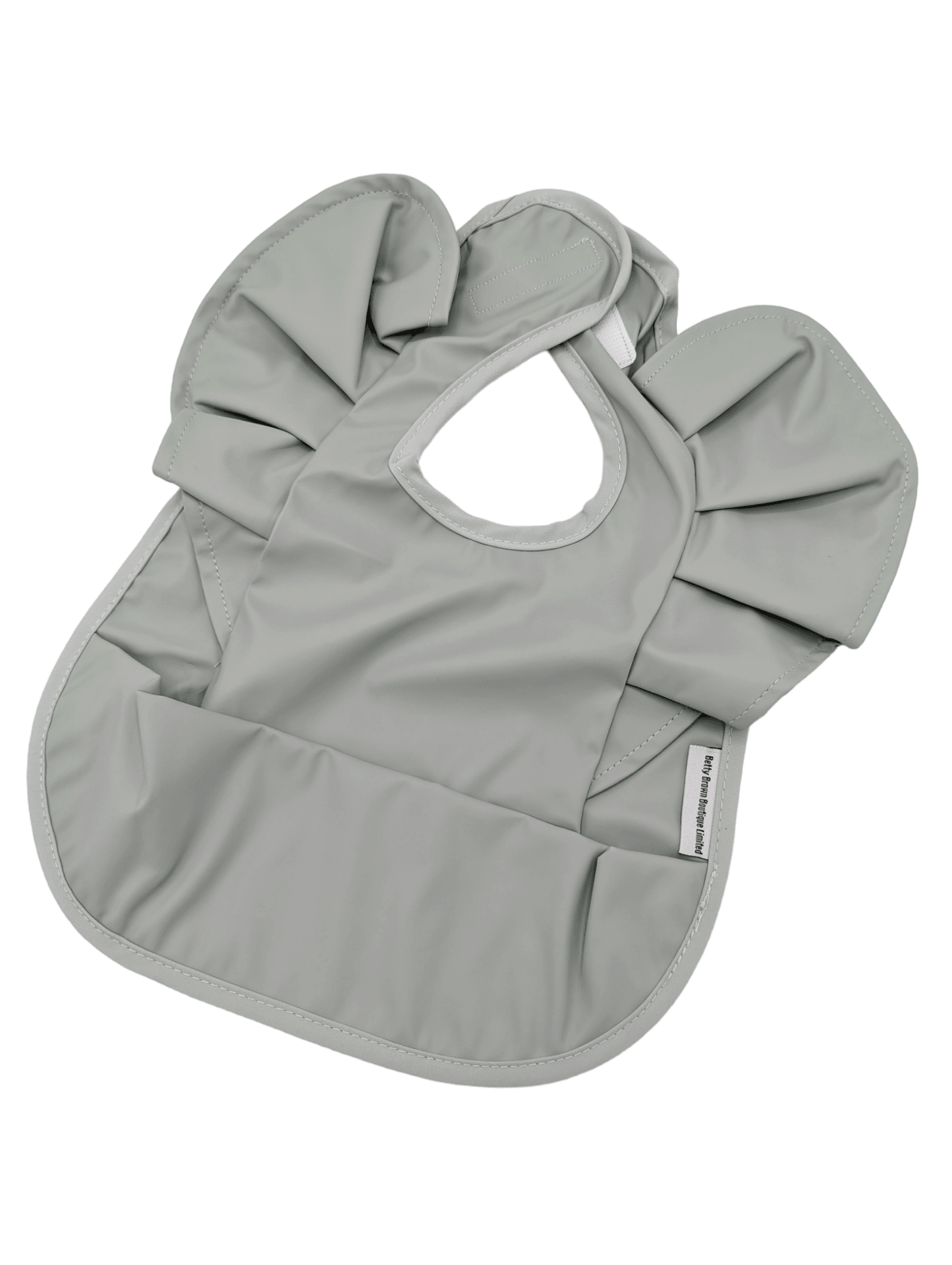 Olive Green Frill Detailed Waterproof Bib - Betty Brown Boutique Ltd